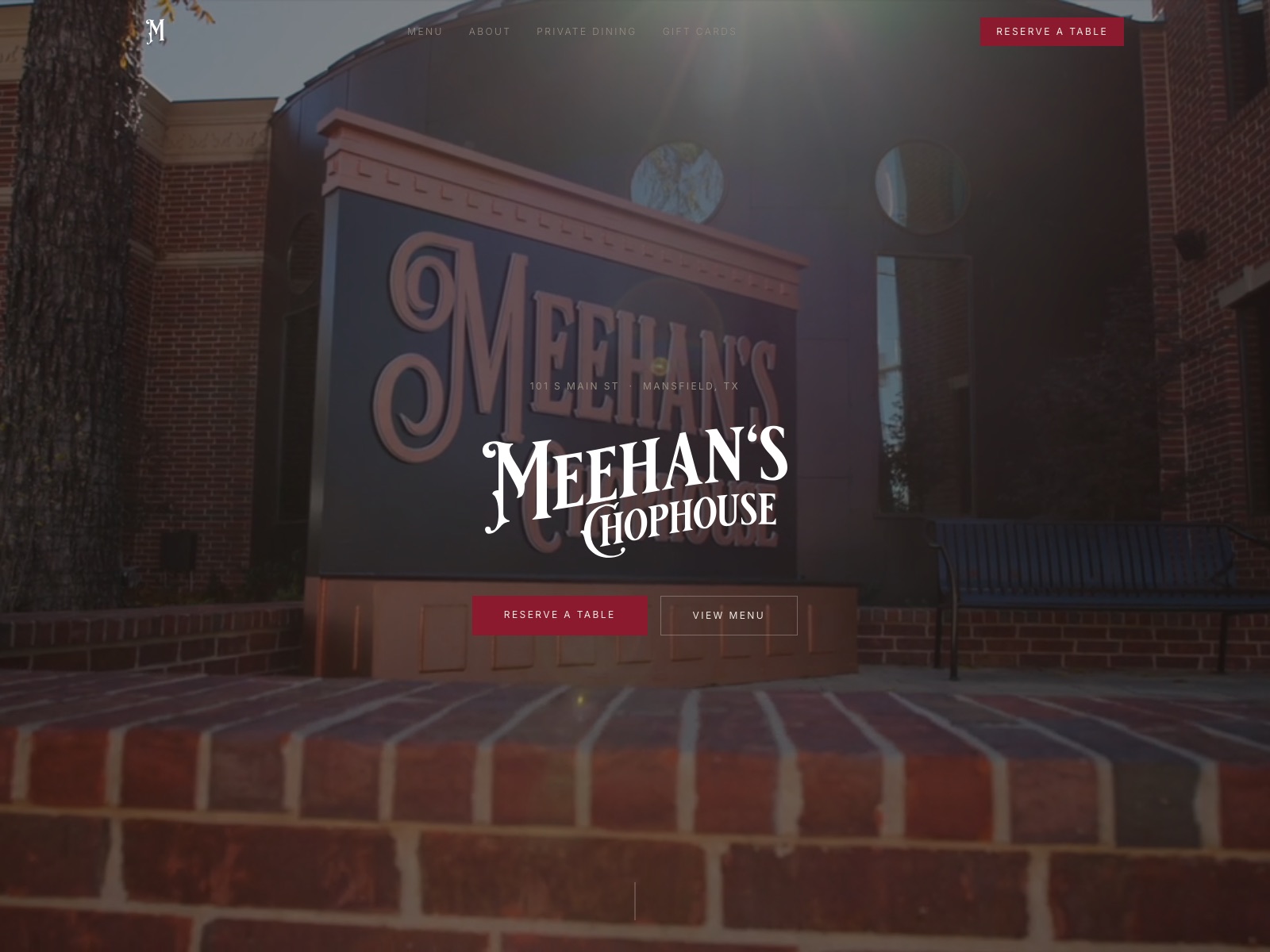 Meehan's Chophouse website